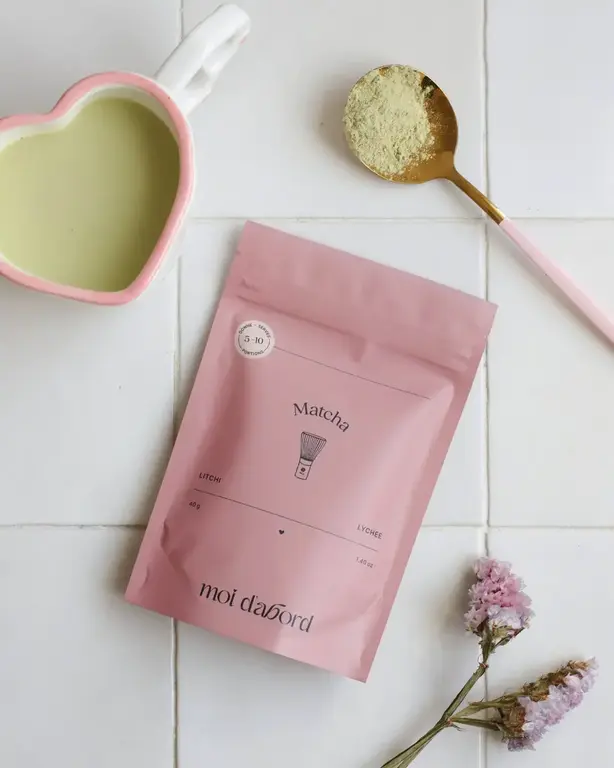 MOI D'ABORD THÉ MATCHA - LITCHI