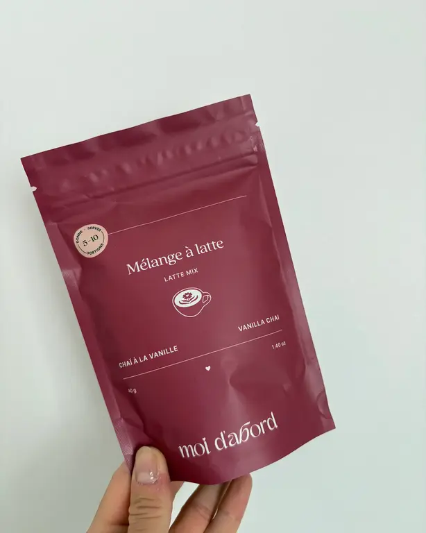 MOI D'ABORD MÉLANGE À CHAÏ LATTÉ - VANILLE