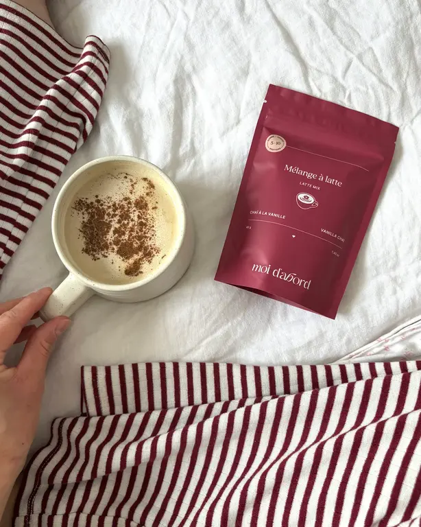 MOI D'ABORD MÉLANGE À CHAÏ LATTÉ - VANILLE