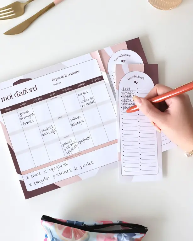 MOI D'ABORD MOI D'ABORD - PLANIFICATEUR REPAS AIMANTÉ