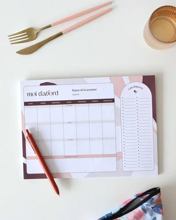 MOI D'ABORD MOI D'ABORD - PLANIFICATEUR REPAS AIMANTÉ