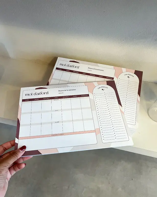 MOI D'ABORD MOI D'ABORD - PLANIFICATEUR REPAS AIMANTÉ