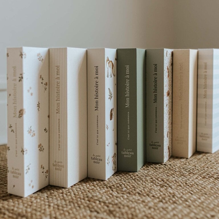 LE PETIT TABLEAU NOIR ALBUM DE NAISSANCE - LIGNÉ BEIGE