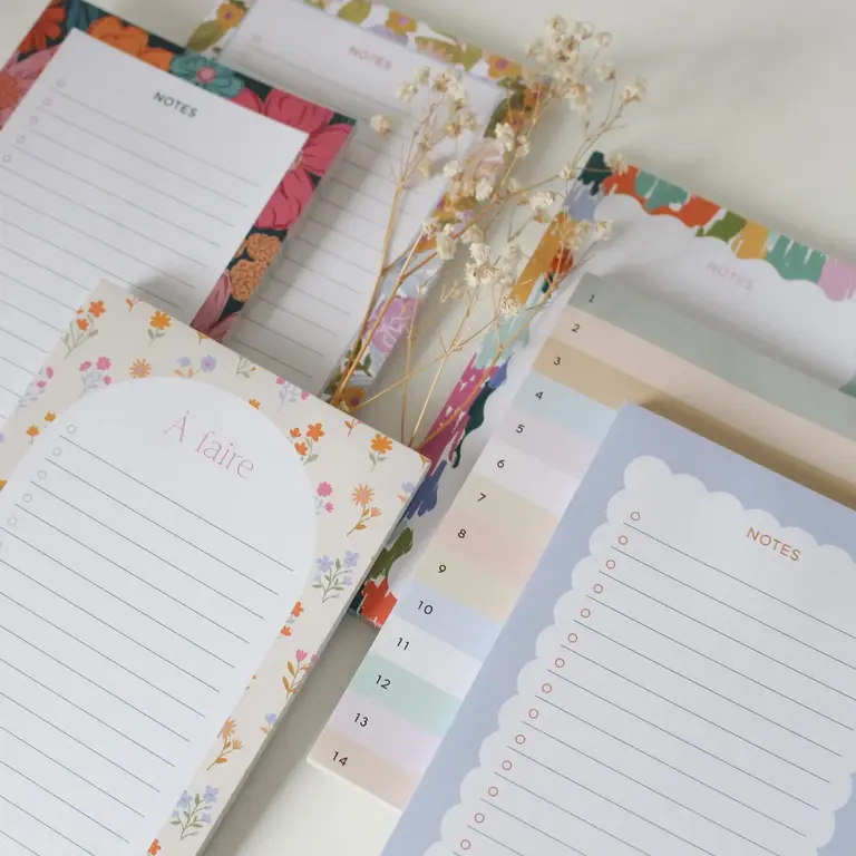 LE PETIT TABLEAU NOIR BLOC-NOTES - FLORAL POP