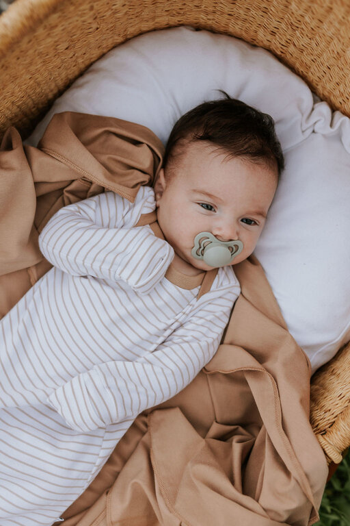 ZAK & ZOÉ DORMEUSE EN BAMBOU (0-6 MOIS) - LIGNÉ BEIGE