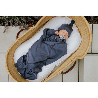 ZAK & ZOÉ ZAK & ZOÉ - COUVERTURE EN BAMBOU - BLEU FRANÇAIS