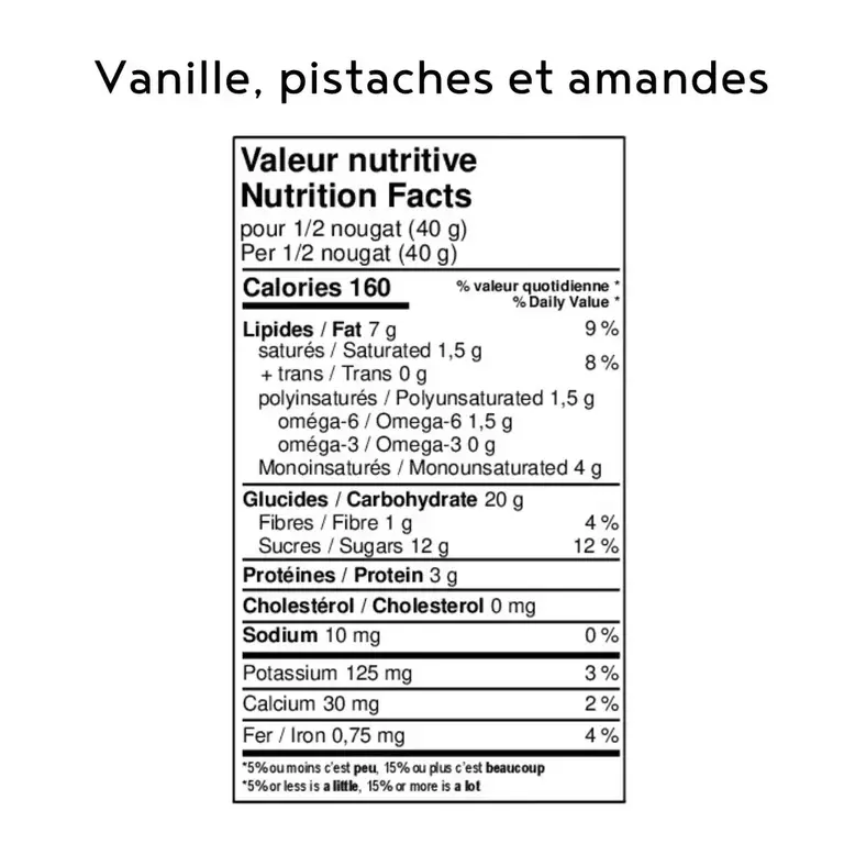 FAYS TERROIR CHOCOLATÉ FAYS - NOUGAT TENDRE ARTISANAL - VANILLE, AMANDES ET PISTACHES