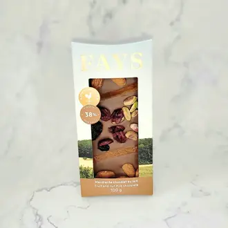 FAYS TERROIR CHOCOLATÉ FAYS - TABLETTE MANDIANTE - CHOCOLAT AU LAIT