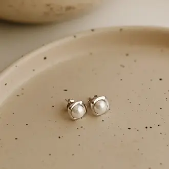 SOHA BOUCLES D'OREILLES HALO - ARGENT