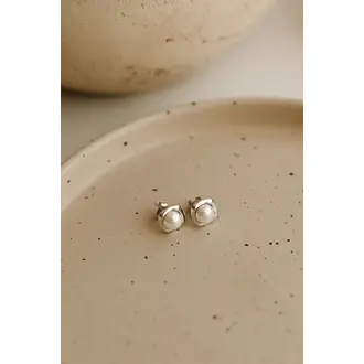 SOHA HALO EARRINGS - SILVER