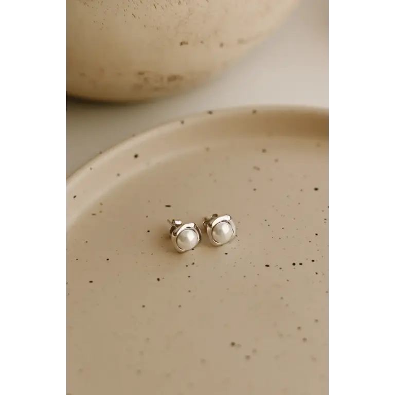 SOHA HALO EARRINGS - SILVER