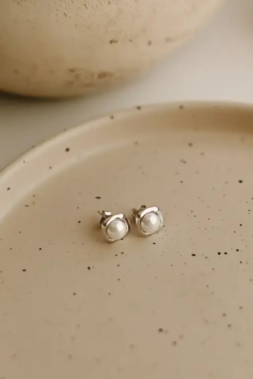 SOHA BOUCLES D'OREILLES HALO - ARGENT