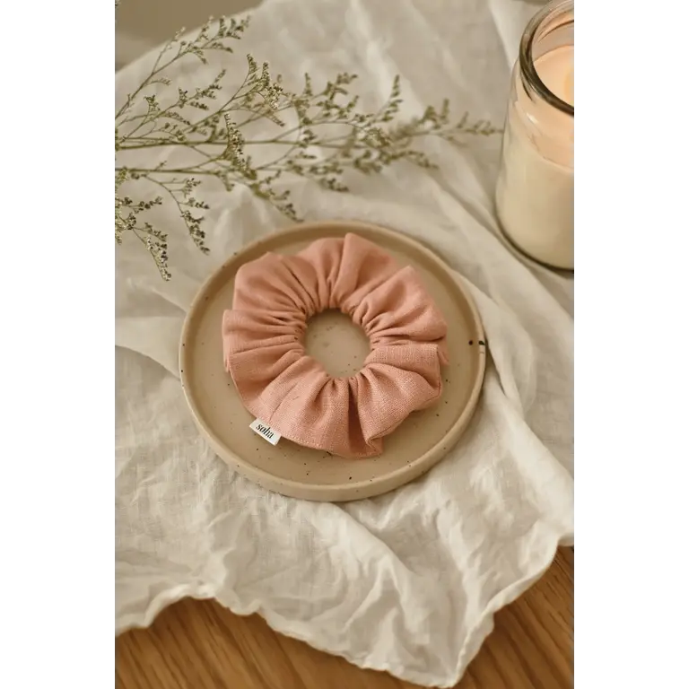 SOHA CHOUCHOU EN LIN - ROSE SABLE
