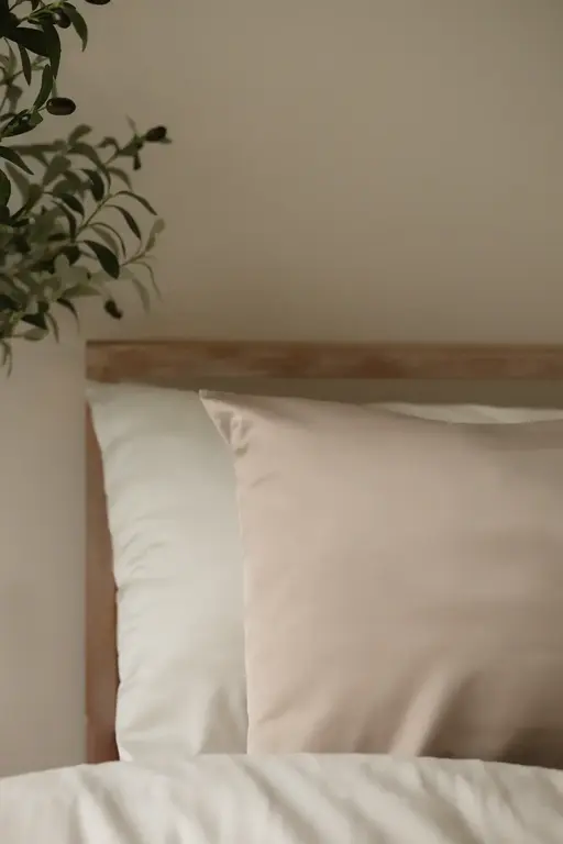 SOHA SOHA - TAIE D'OREILLER EN SATIN - ROSE PÂLE