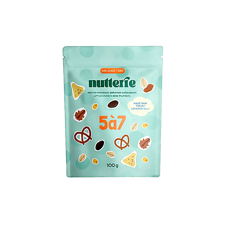 NUTTERIE SACHET COLLATION 100 GR - MÉLANGE 5 À 7