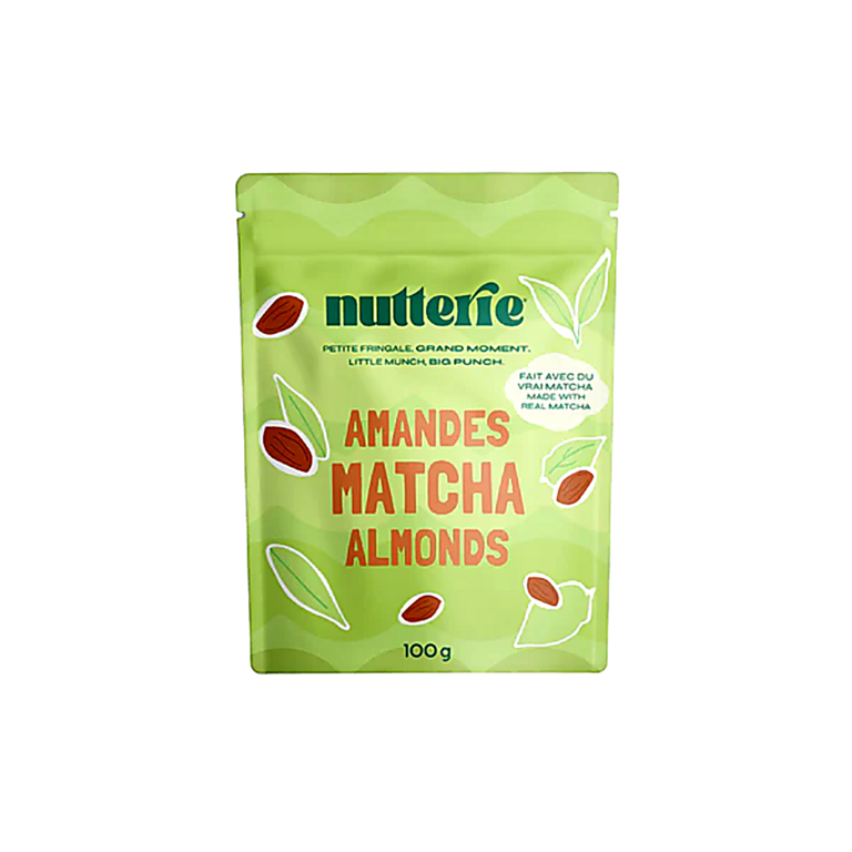 NUTTERIE SACHET COLLATION 100 GR - AMANDES MATCHA