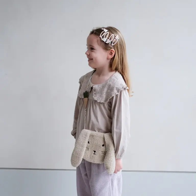 MIMI & LULA ENSEMBLE DE 4 BARRETTES - LAPINS ET FLEURS