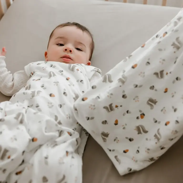 PERLIMPINPIN COUVERTURE EN BAMBOU - ÉCUREUILS