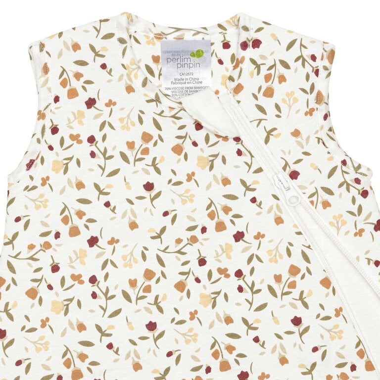 PERLIMPINPIN SAC DE NUIT EN BAMBOU 2.5 TOG - FLORAL