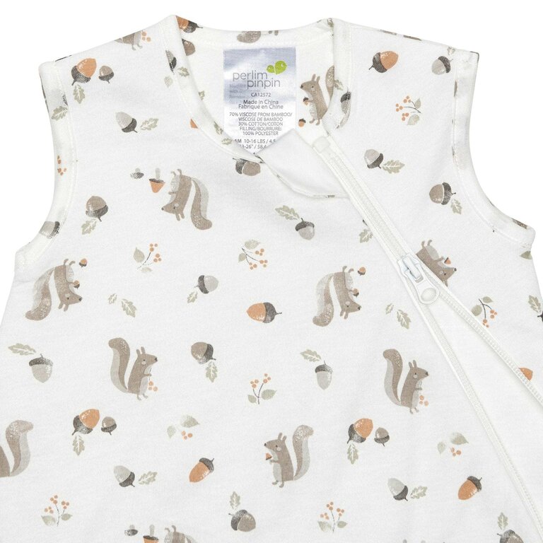 PERLIMPINPIN SAC DE NUIT EN BAMBOU 2.5 TOG - ÉCUREUIL