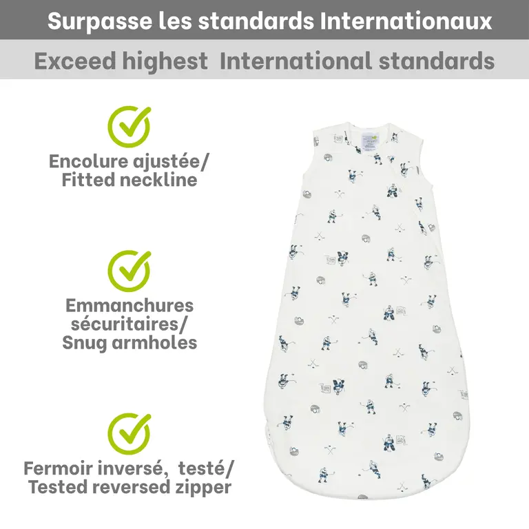 PERLIMPINPIN SAC DE NUIT EN BAMBOU 2.5 TOG - HOCKEY