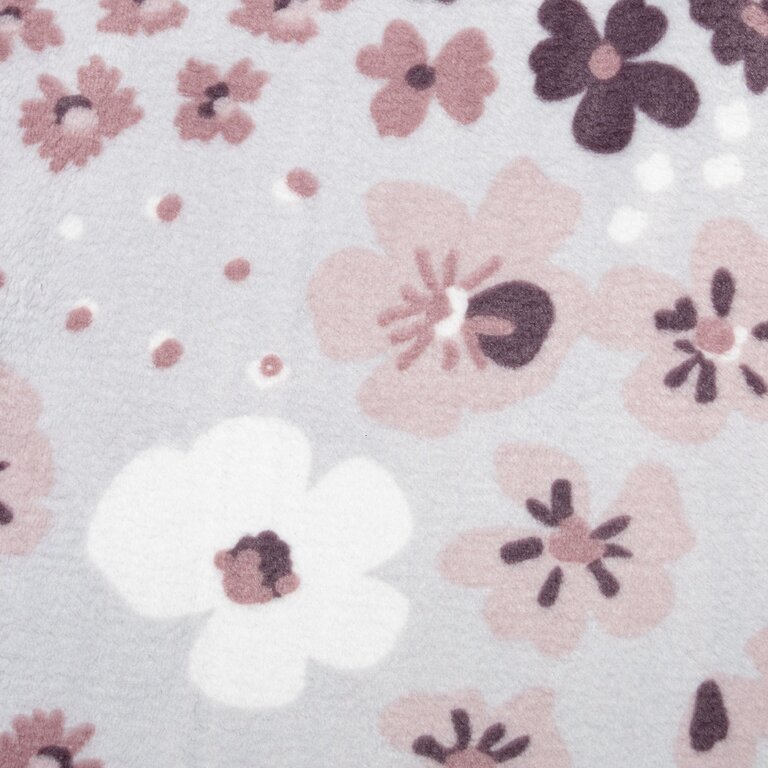 PERLIMPINPIN PANTOUFLES EN PELUCHE DOUBLE ÉPAISSEUR - PENSÉE