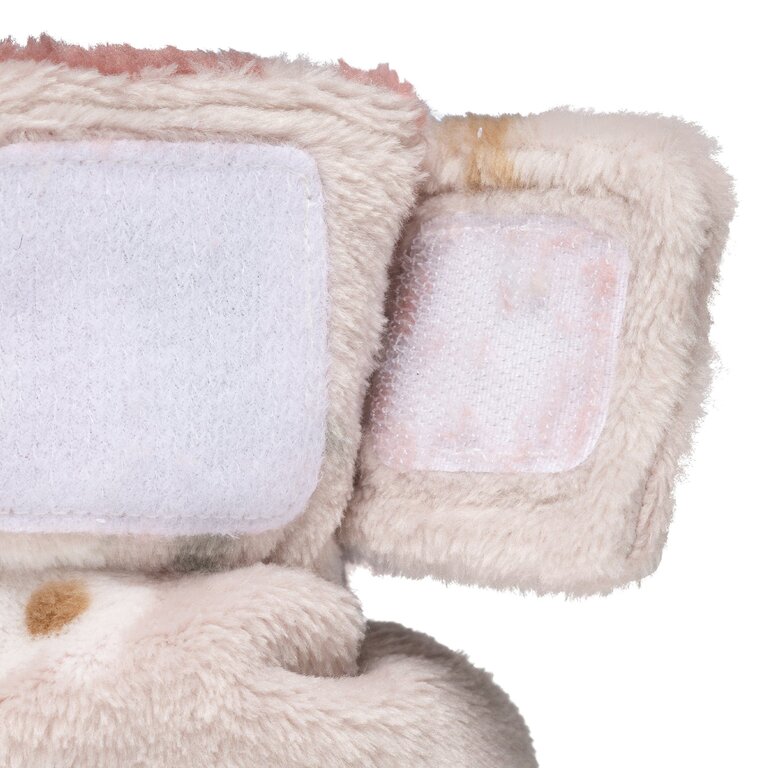 PERLIMPINPIN PANTOUFLES EN PELUCHE DOUBLE ÉPAISSEUR - FLORAL