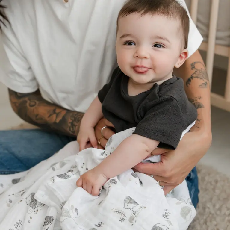 PERLIMPINPIN MOUSSELINE EN COTON - HÉRISSONS