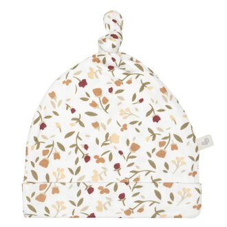 PERLIMPINPIN BONNET EN BAMBOU À (1-3 MOIS) - FLORAL