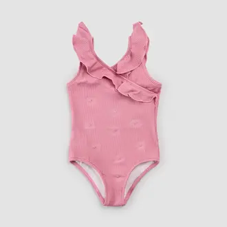 MILES THE LABEL MILES - MAILLOT UNE PIÈCE À MOTIFS HIBISCUS - ROSE