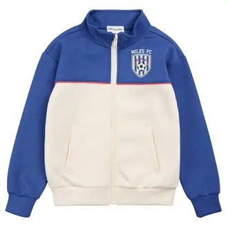 MILES THE LABEL VESTE BICOLORE STYLE SOCCER - BLEU ROYALE