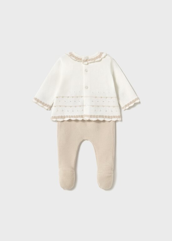 ENSEMBLE EN TRICOT POUR BÉBÉ - PIERRE