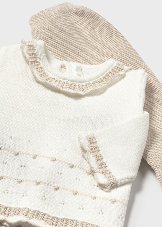 ENSEMBLE EN TRICOT POUR BÉBÉ - PIERRE
