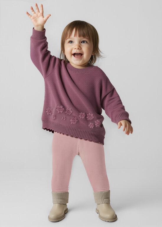 MAYORAL LEGGING EN VELOURS - QUARTZ