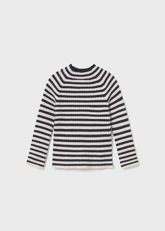MAYORAL PULL CÔTELÉ RAYÉ - MARINE