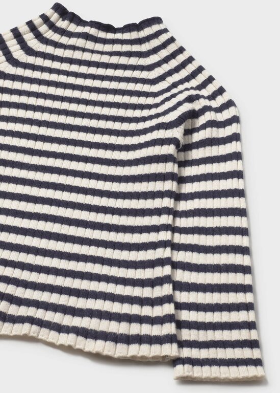 MAYORAL PULL CÔTELÉ RAYÉ - MARINE