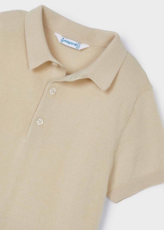 MAYORAL POLO MANCHES COURTES - BEIGE