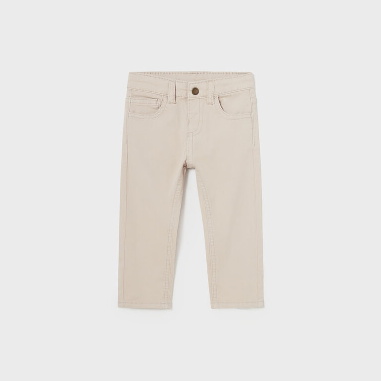 MAYORAL PANTALON SERGÉ SLIM FIT - BEIGE
