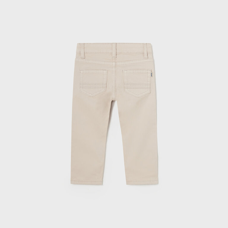 MAYORAL PANTALON SERGÉ SLIM FIT - BEIGE