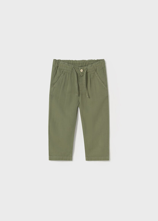 PANTALON COUPE RELAXE EN LIN - SAUGE