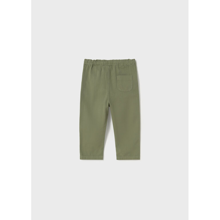 MAYORAL PANTALON COUPE RELAXE EN LIN - SAUGE