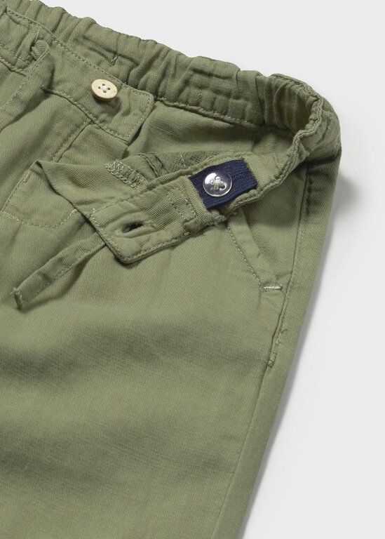 MAYORAL PANTALON COUPE RELAXE EN LIN - SAUGE