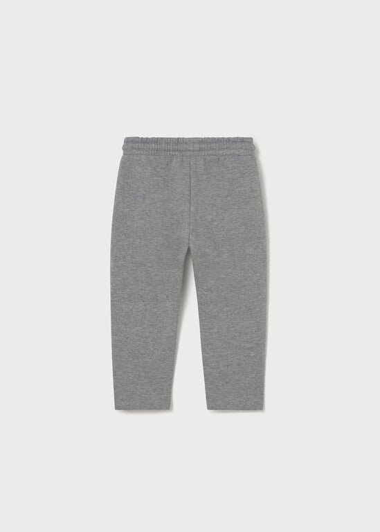 PANTALON EN MOLLETON BASIQUE - GRIS