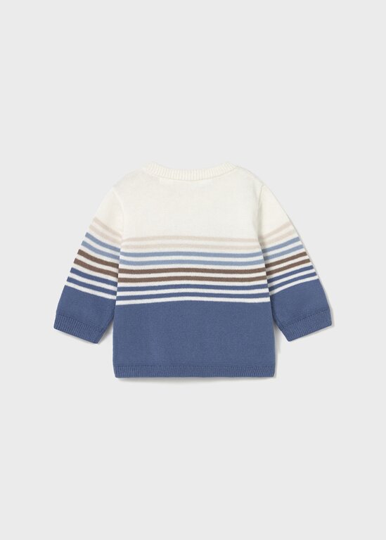 PULL À RAYURES BLEU ET BEIGE - ARCTIQUE