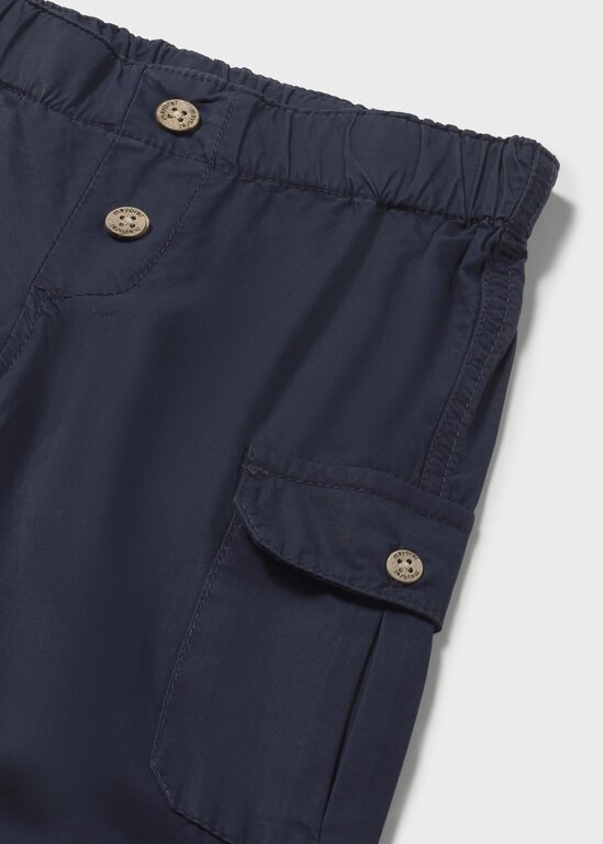 PANTALON CARGO LÉGER - MARINE