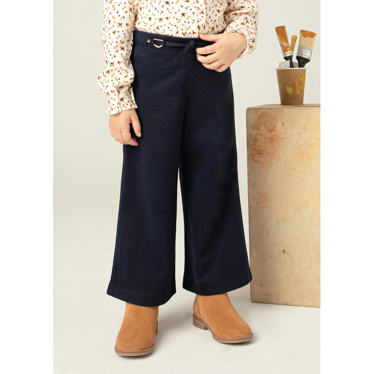 MAYORAL PANTS WITH BELT - NAVY