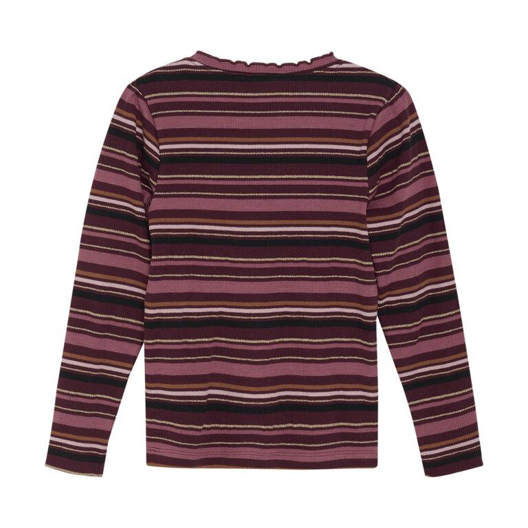 MINYMO CHANDAIL À RAYURES MULTI - FRAMBOISE