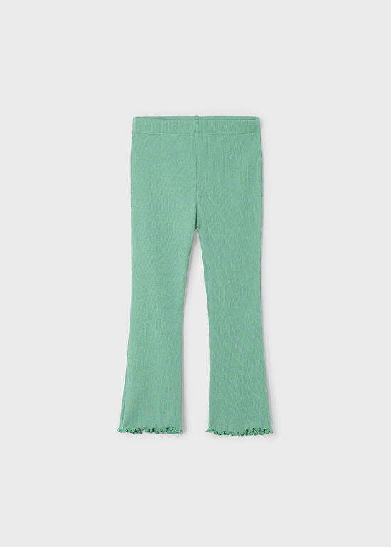 LEGGING ÉVASÉ CÔTELÉ - MENTHE