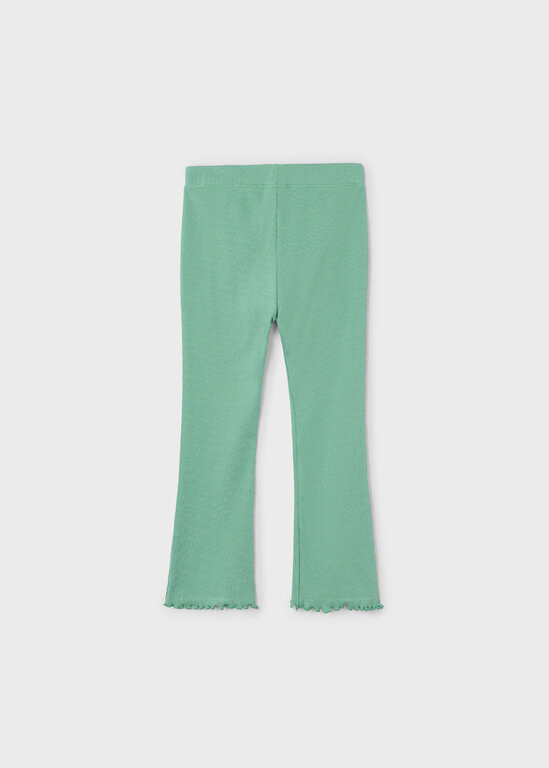 LEGGING ÉVASÉ CÔTELÉ - MENTHE