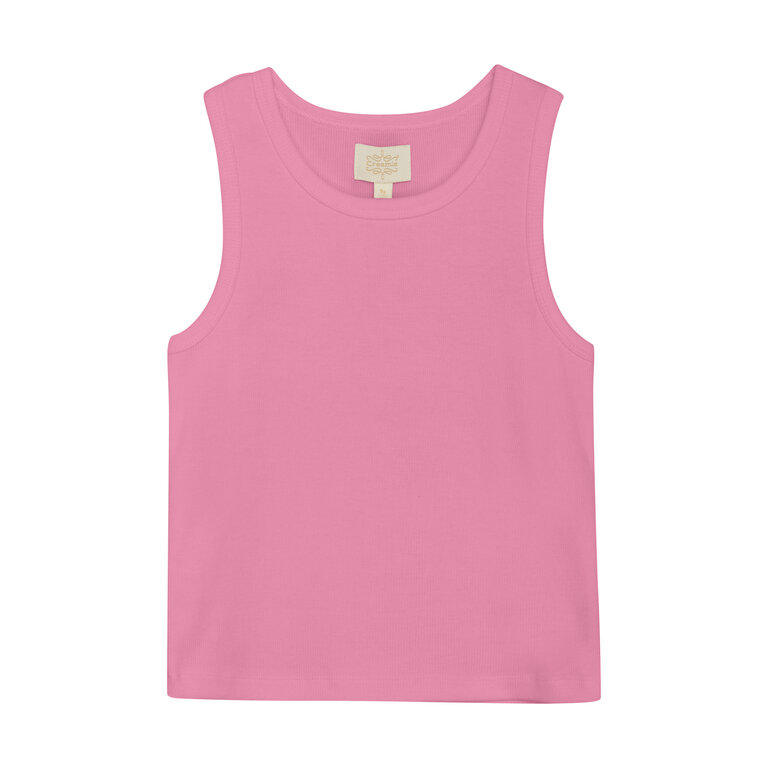 CREAMIE CAMISOLE CÔTELÉE - ROSE